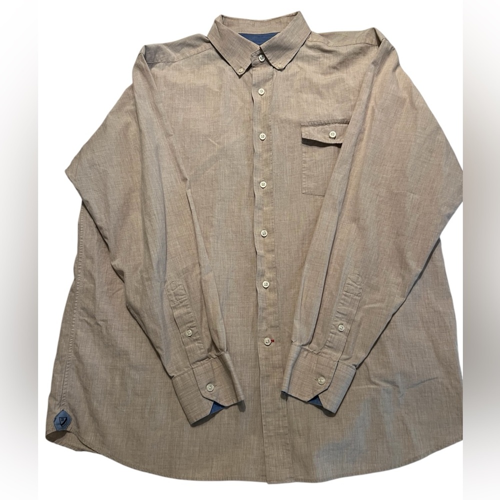 Cremieux Button Down Cotton Shirt MENS XL Long Sleeve